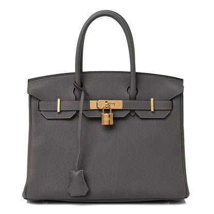 Hermes Togo Birkin 30 Gris Meyer 1 of 8