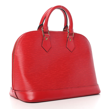 Louis Vuitton Epi Alma PM Castillan Red 3 of 8