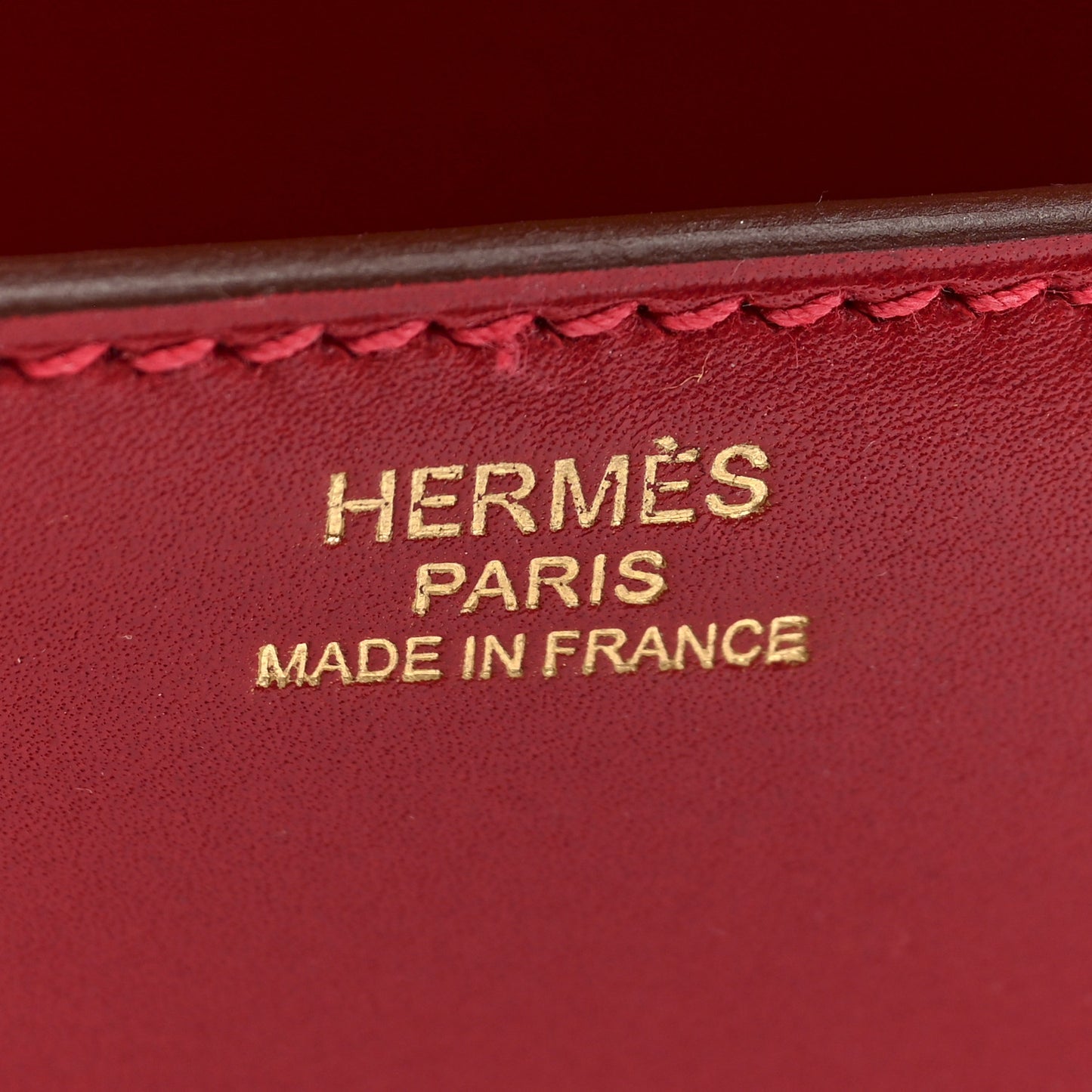 Tadelakt Egee Clutch Rouge Vif