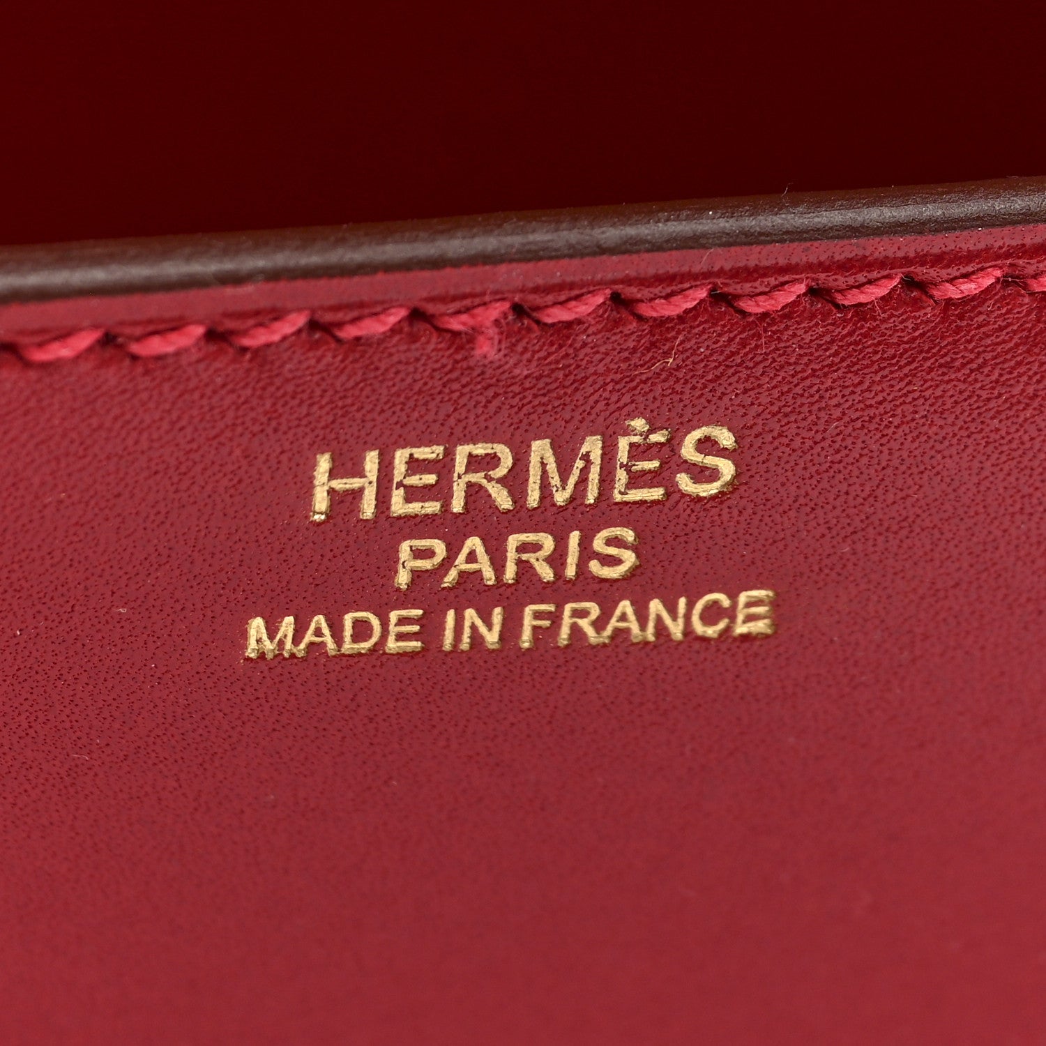 Hermes Tadelakt Egee Clutch Rouge Vif 6 of 7