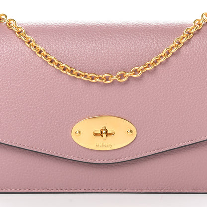 Mulberry Small Classic Grain Calfskin Small Darley Mocha Rose 9 of 12