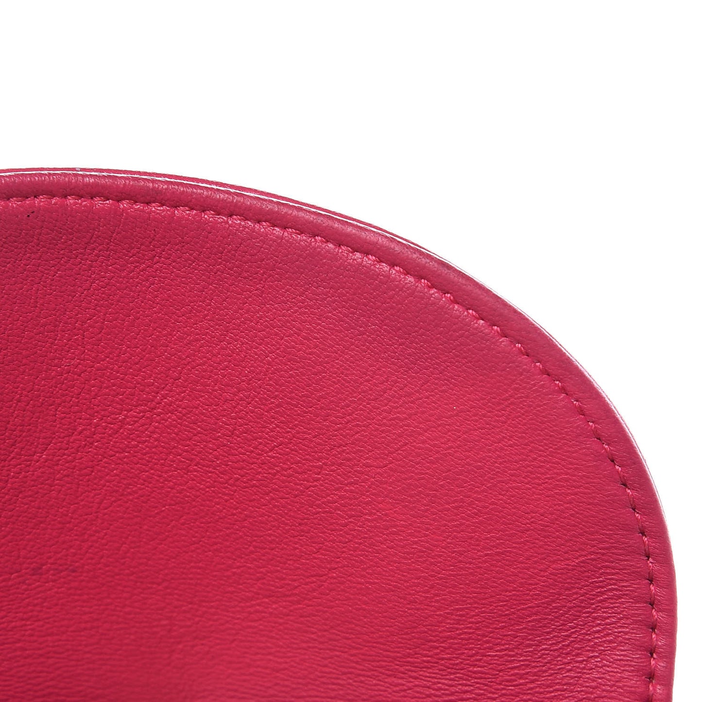 Lambskin Cannage Mini Lady Dior Fuchsia