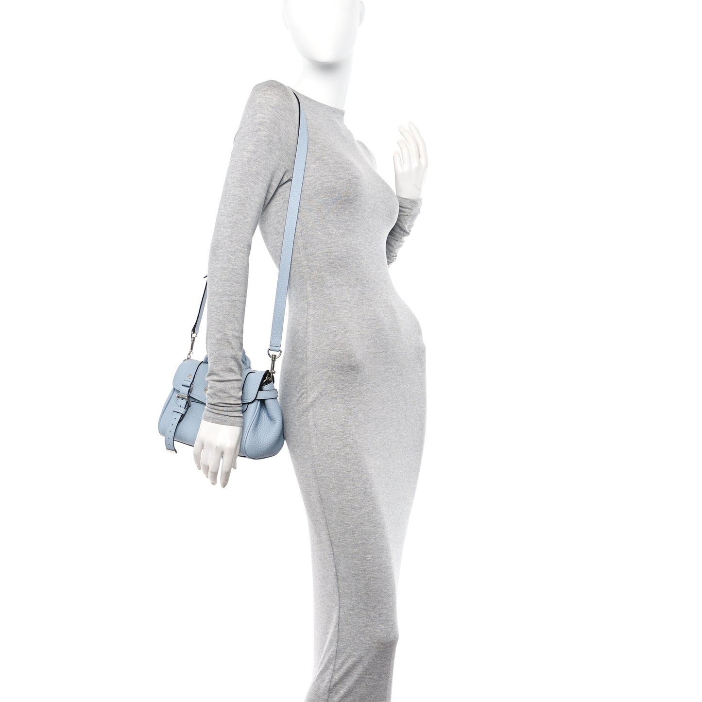 Heavy Grain Mini Alexa Poplin Blue