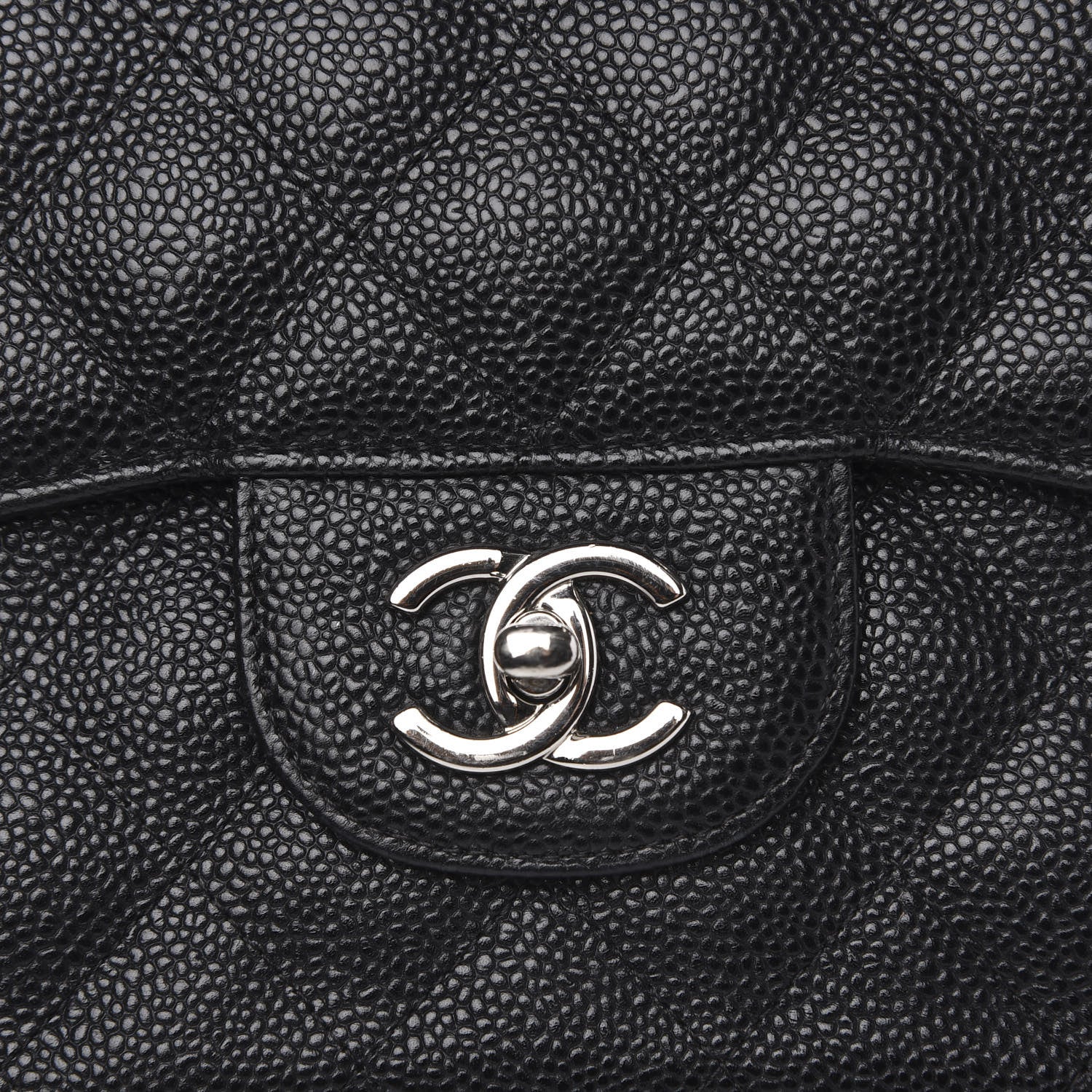 Chanel Caviar Quilted Jumbo Double Flap Black 8 of 16