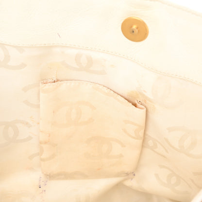Chanel Caviar CC Timeless Tote White 11 of 23