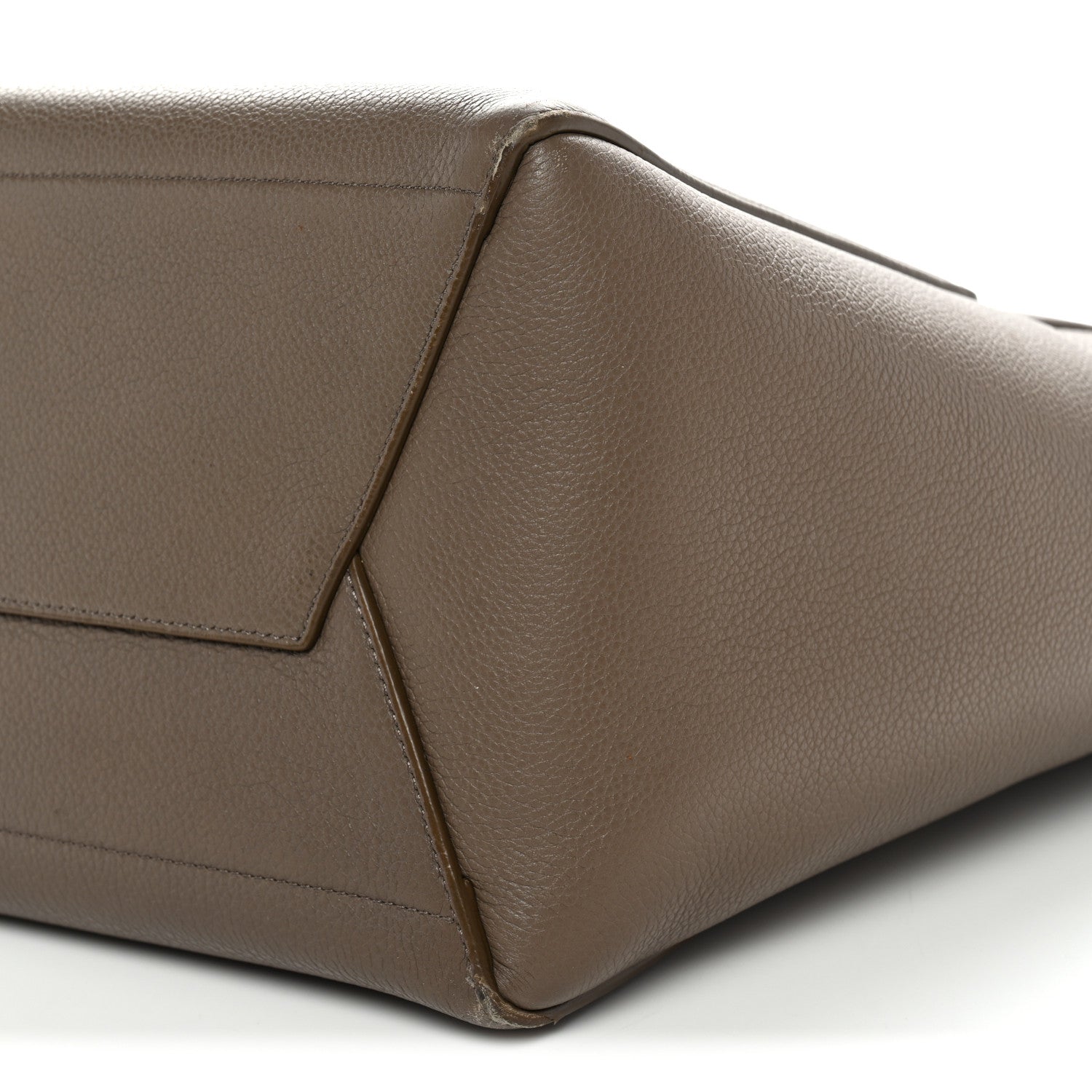 Celine Soft Grained Calfskin Sangle Bucket Bag Taupe 9 of 14