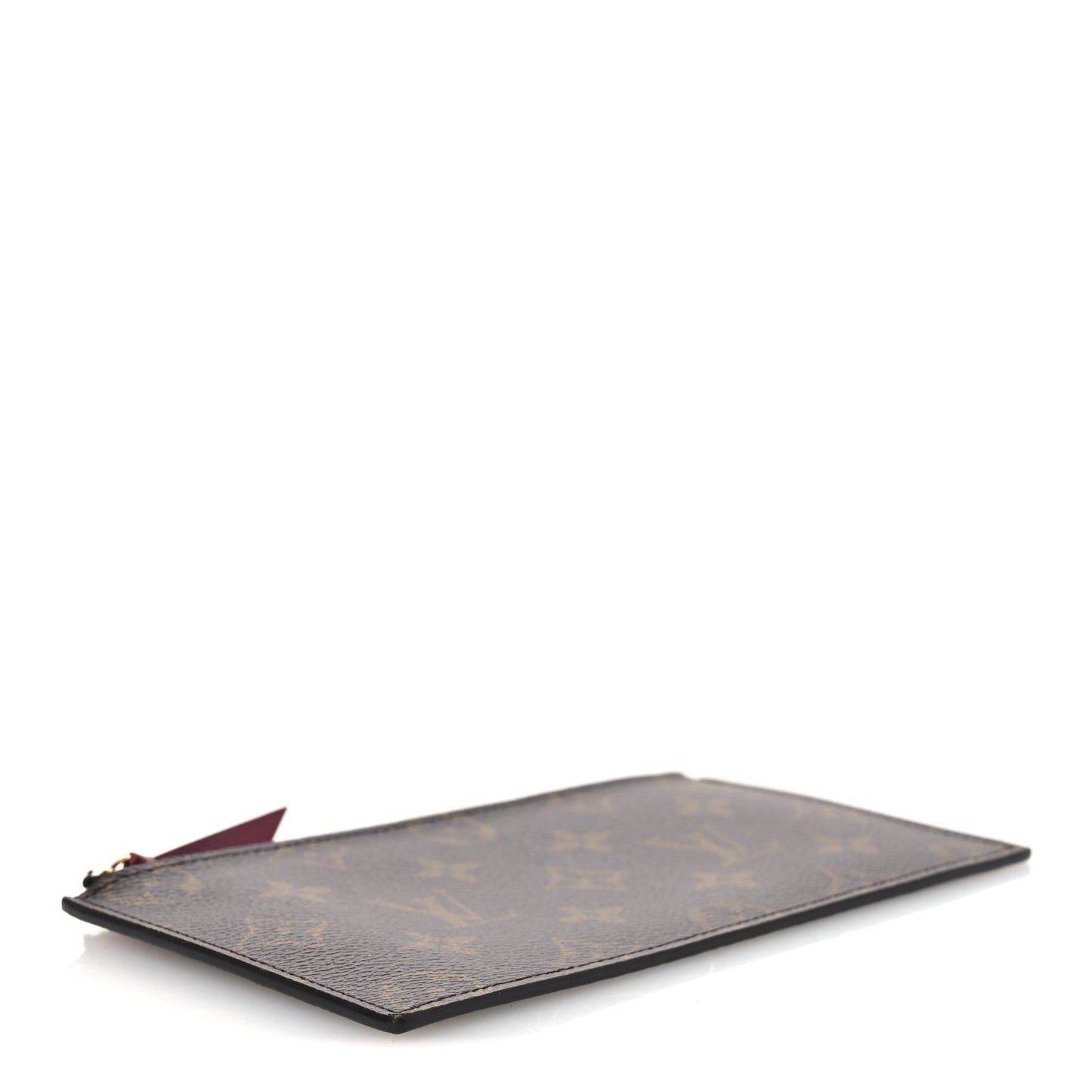 Monogram Felicie Chain Wallet Zippered Insert Fuchsia