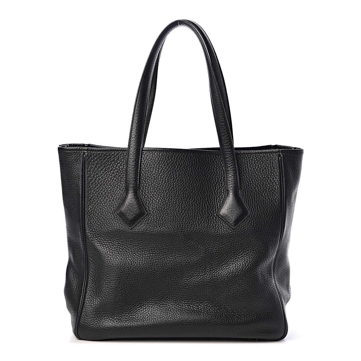Hermes Taurillon Clemence Victoria II Cabas 32 Black 1 of 9