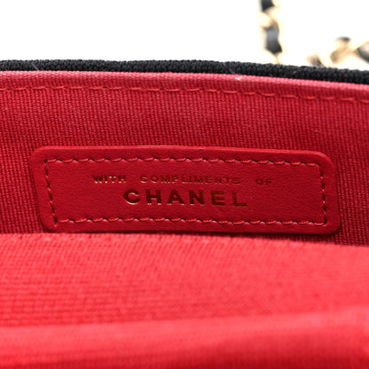 Chanel Jersey Quilted Micro Mini Flap Black 8 of 11