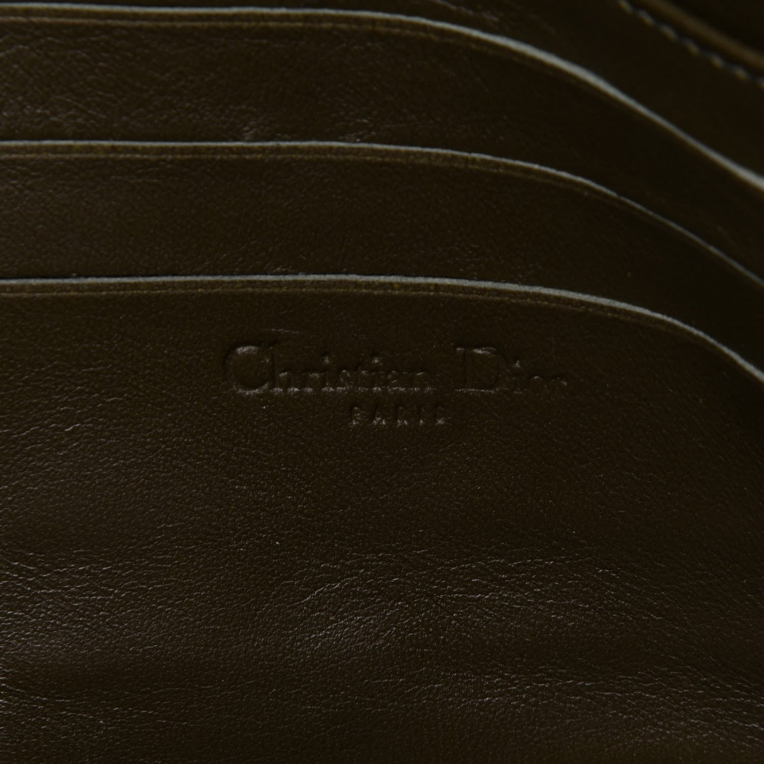 Christian Dior Patent Cannage New Lock Pouch Brown 7 of 11