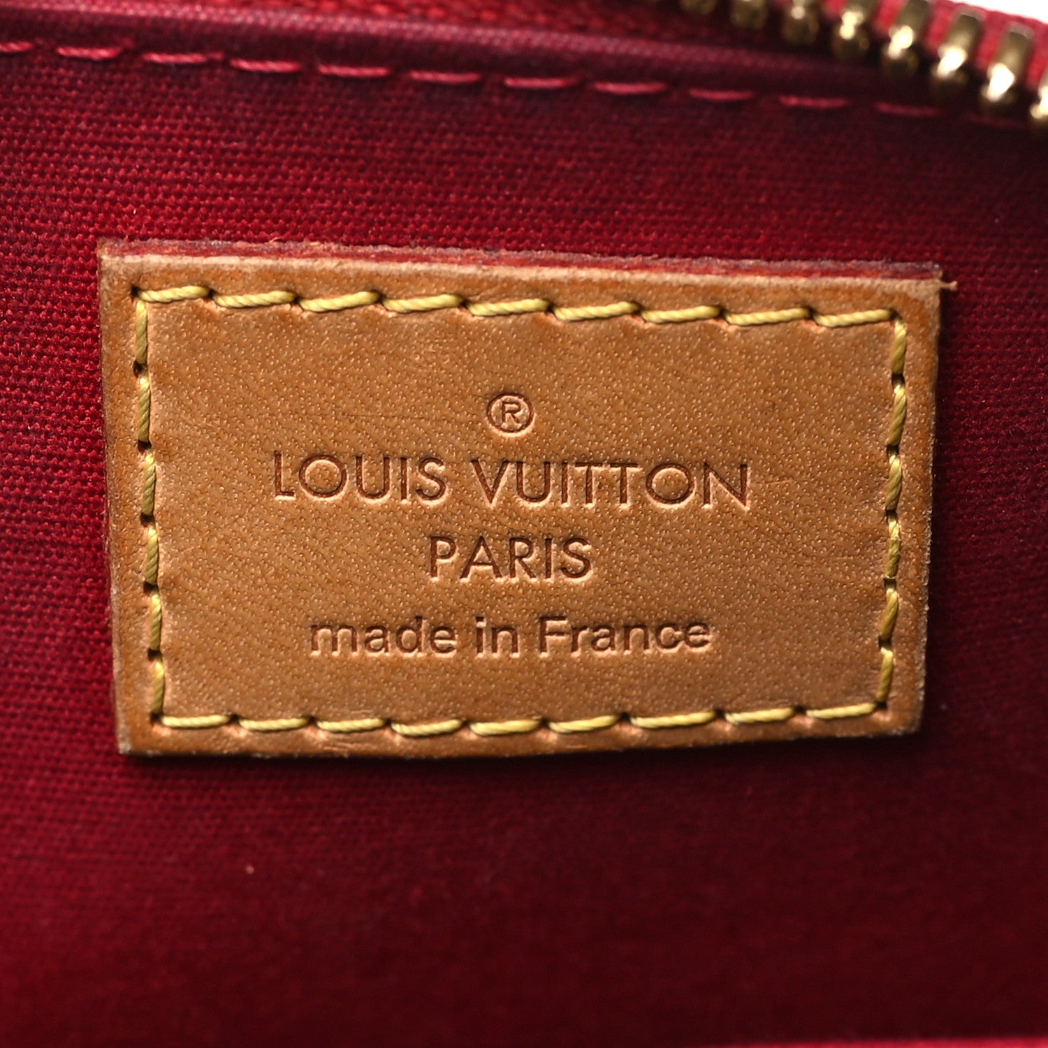 Louis Vuitton Vernis Alma BB Pomme D'Amour 8 of 8