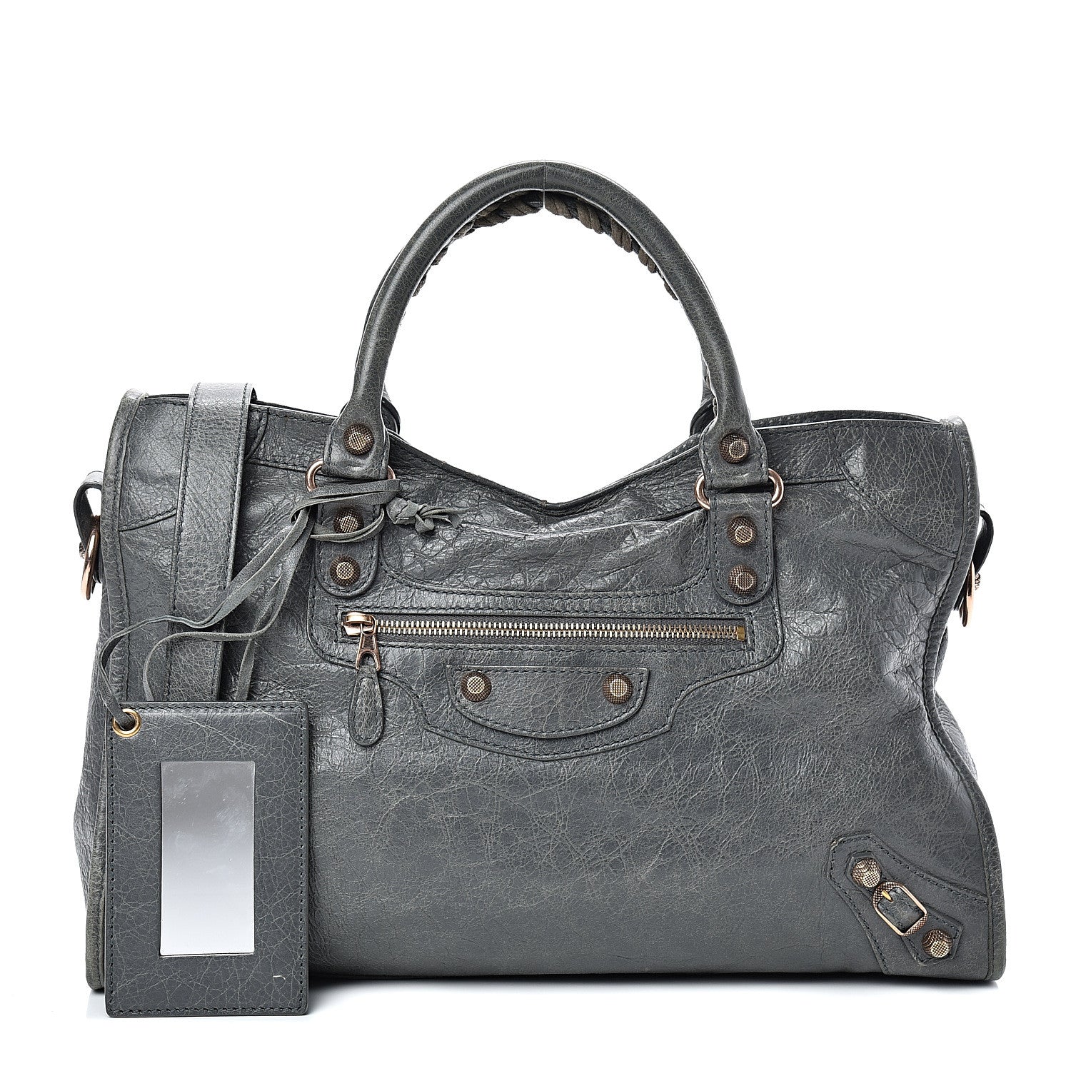 Balenciaga Agneau Giant 12 Rose Gold Hardware City Gris Tarmac 1 of 17