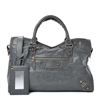 Balenciaga Agneau Giant 12 Rose Gold Hardware City Gris Tarmac 1 of 17