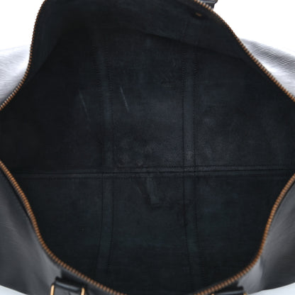 Louis Vuitton Epi Keepall 50 Black 4 of 19