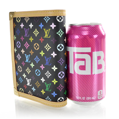 Louis Vuitton Monogram Multicolor Small Ring Agenda Cover Black 2 of 7