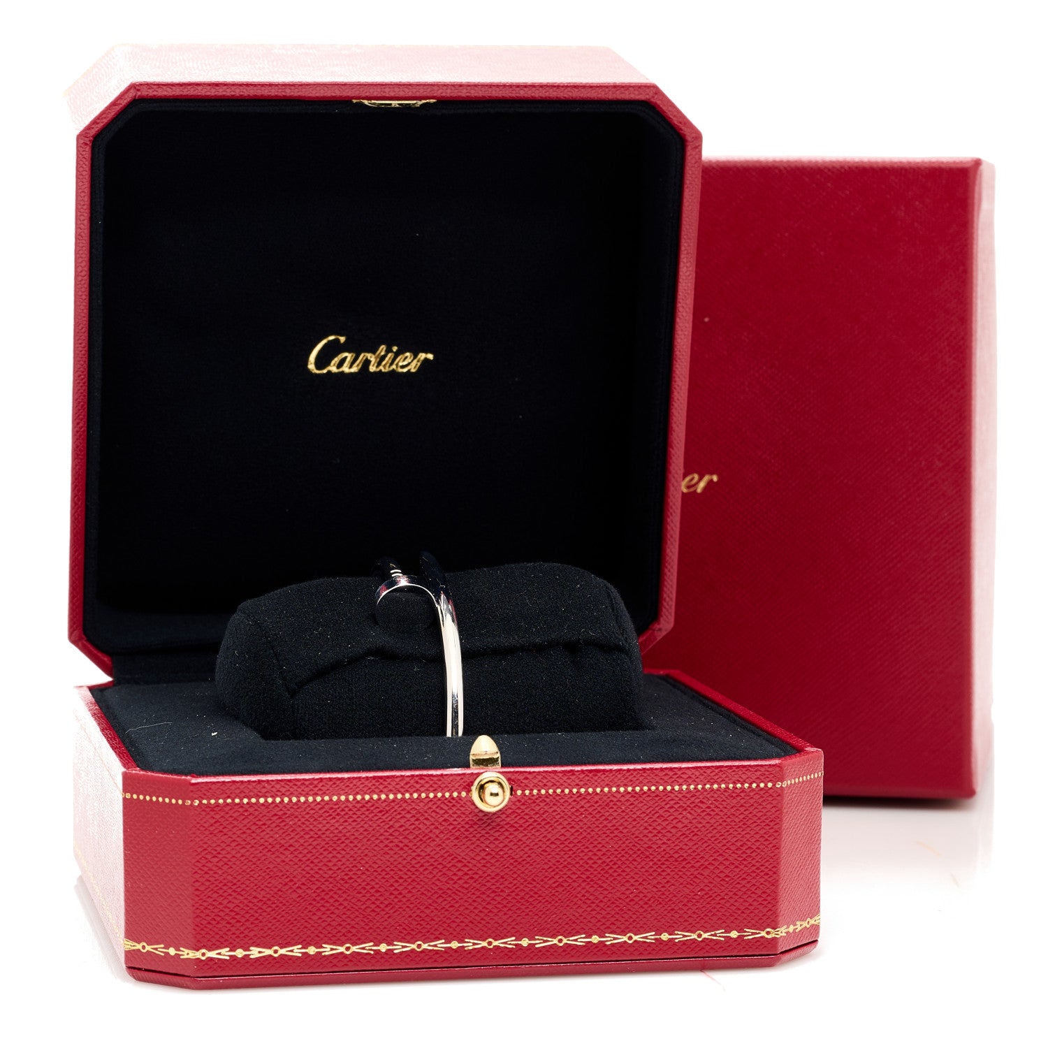 Cartier 18K White Gold Juste Un Clou Bracelet 18 5 of 5