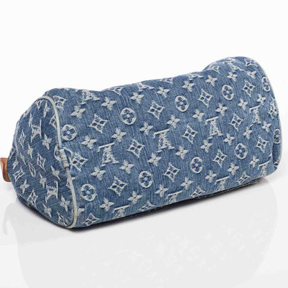 Louis Vuitton Monogram Denim Neo Speedy Blue 6 of 9