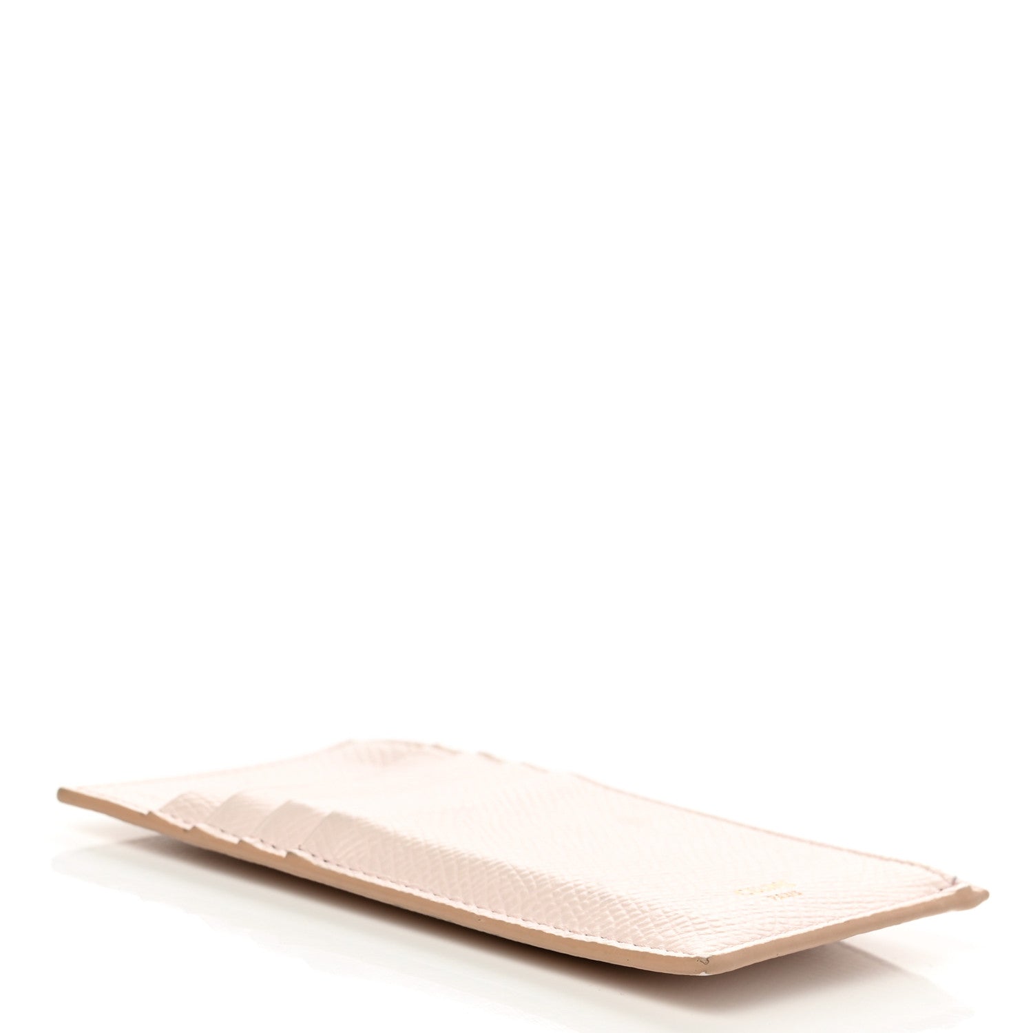 Celine Grained Calfskin Zipped Card Holder Pink 4 of 12