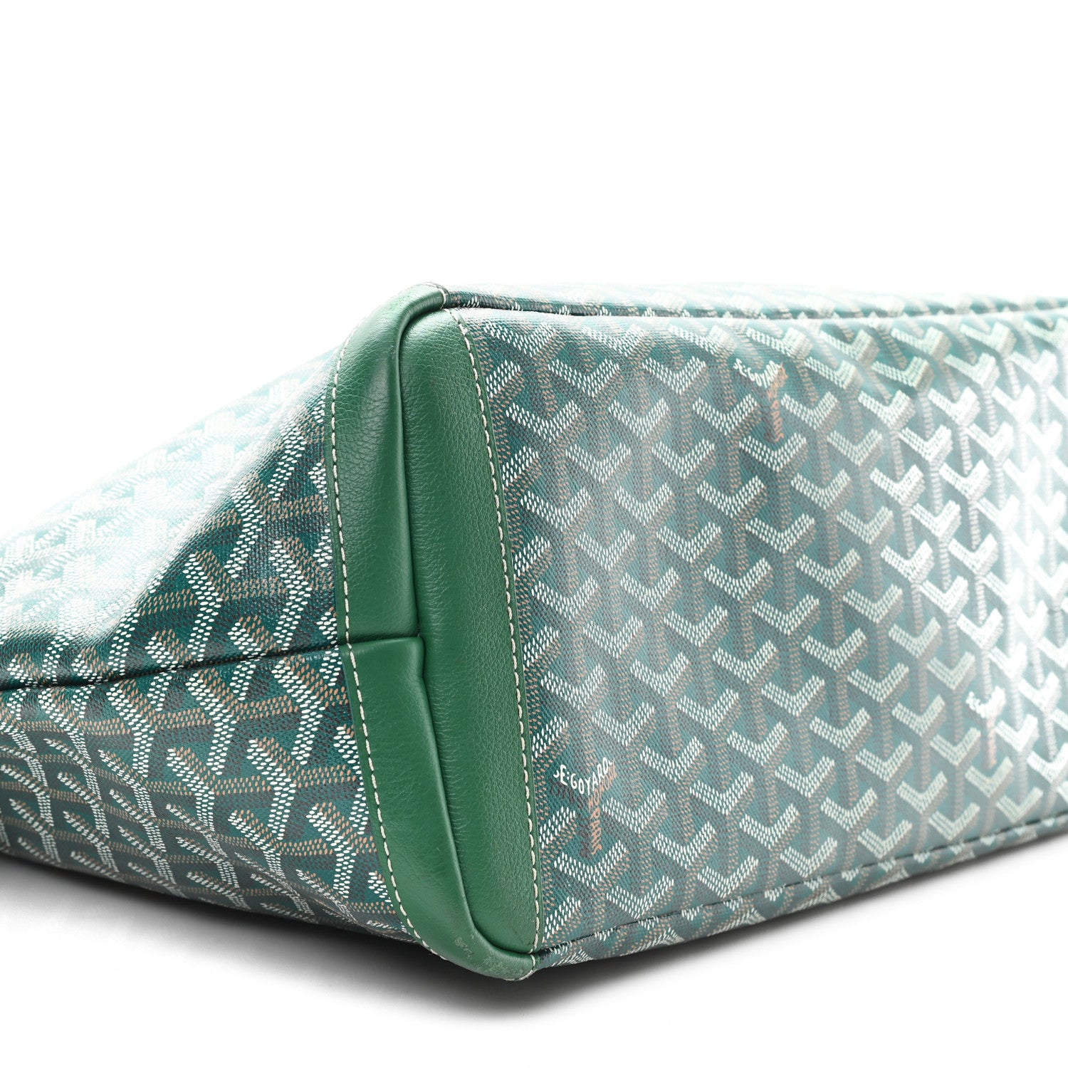 GOYARD アルトワ　MM トートバッグ グリーン Goyard Goyardine Artois MM Green 1788267 – FASHIONPHILE