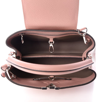 Louis Vuitton Taurillon Capucines PM Magnolia 7 of 9