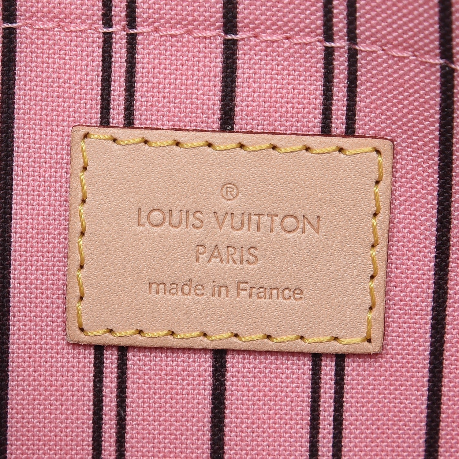 Louis Vuitton Monogram Neverfull MM GM Pochette Sugar Pink 6 of 7