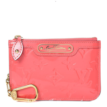 Louis Vuitton Vernis Key Pouch Rose Litchi 1 of 10