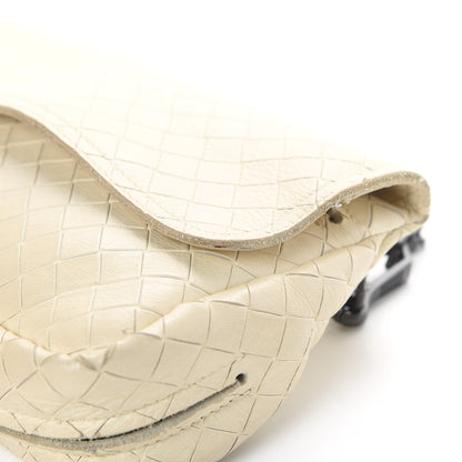 Bottega Veneta Nappa Intrecciato Mini Messenger Bag White 11 of 14