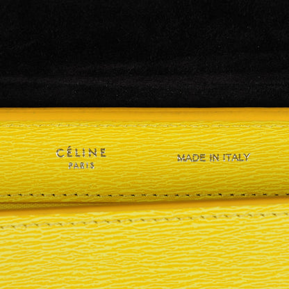 Celine Liege Calfskin Small Trapeze Fluo Yellow 5 of 7