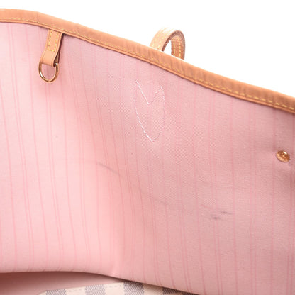 Louis Vuitton Damier Azur Neo Neverfull GM Rose Ballerine 9 of 11