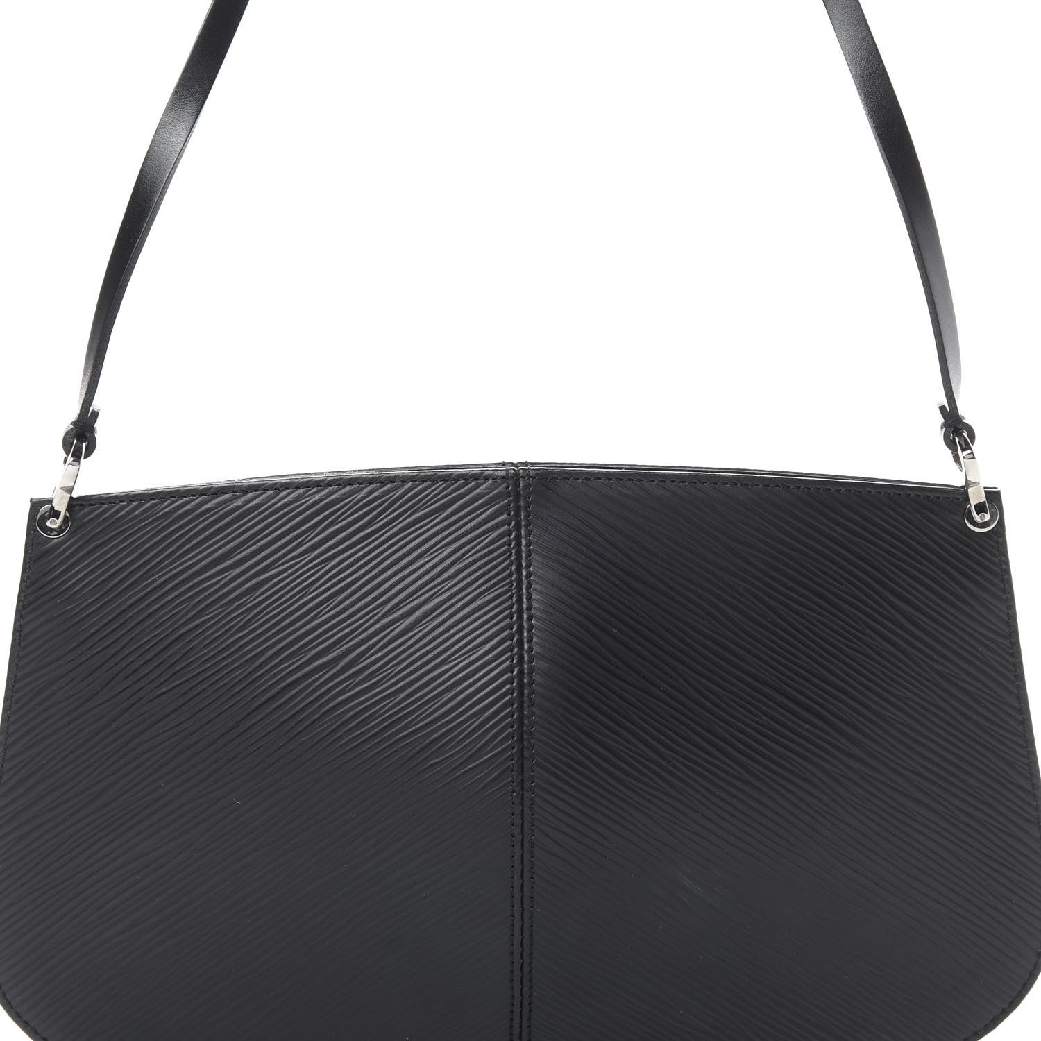 Louis Vuitton Epi Demi Lune Pochette Black 7 of 9