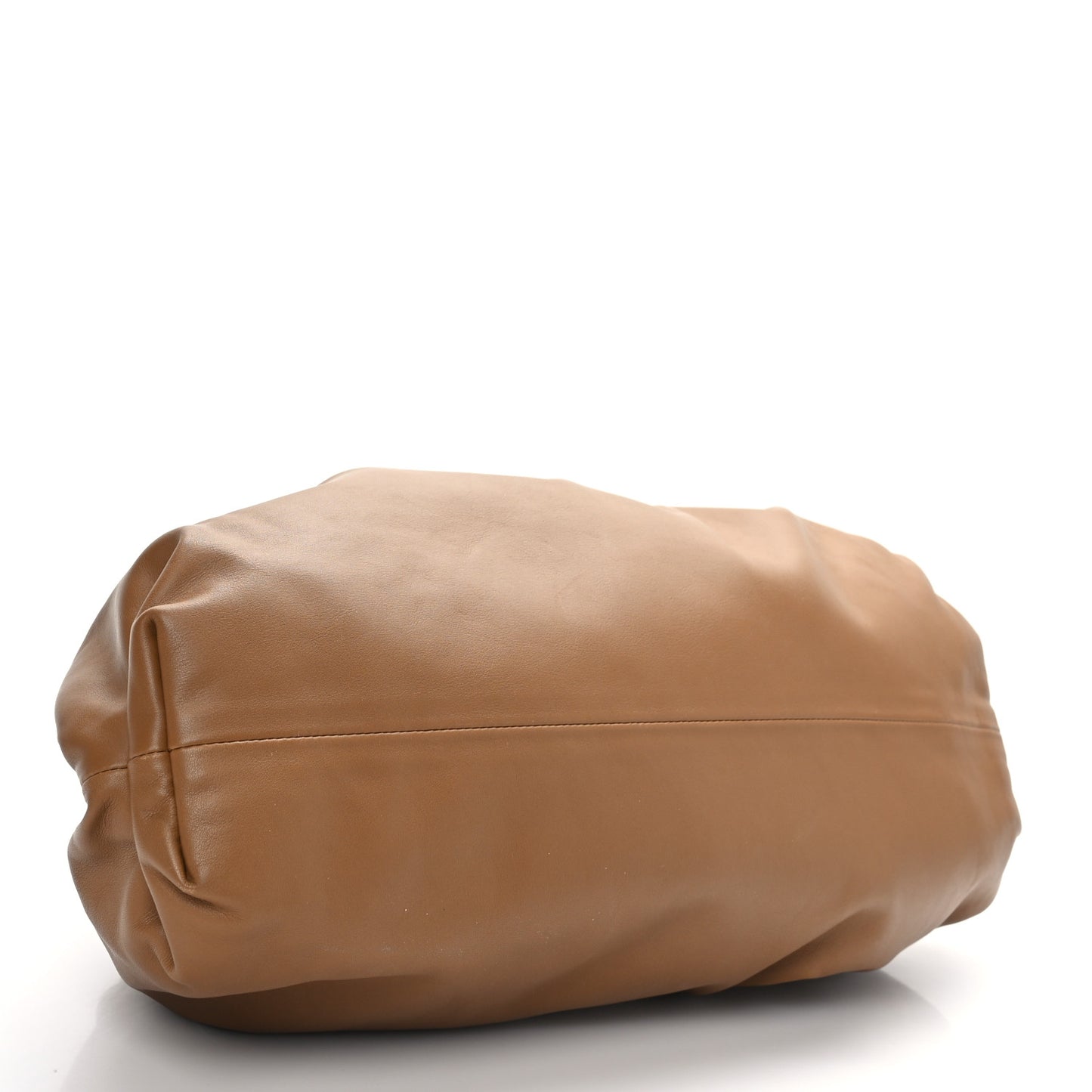 Smooth Butter Calf The Pouch Oversized Clutch Teak