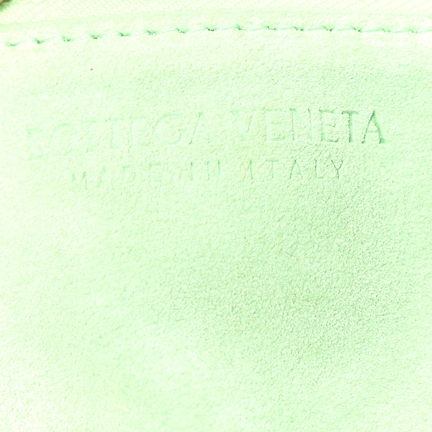 Suede Maxi Intrecciato Padded Chain Cassette Crossbody Bag Wasabi