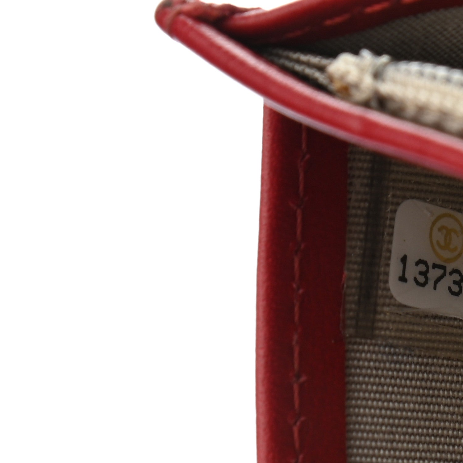 Chanel Patent Quilted Brilliant Yen Wallet Red 8 of 10