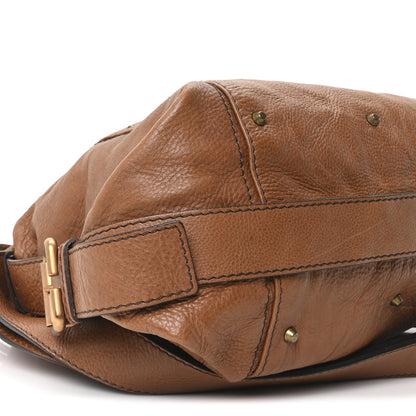 Chloe Grained Calfskin Paddington Tote Tan 9 of 10