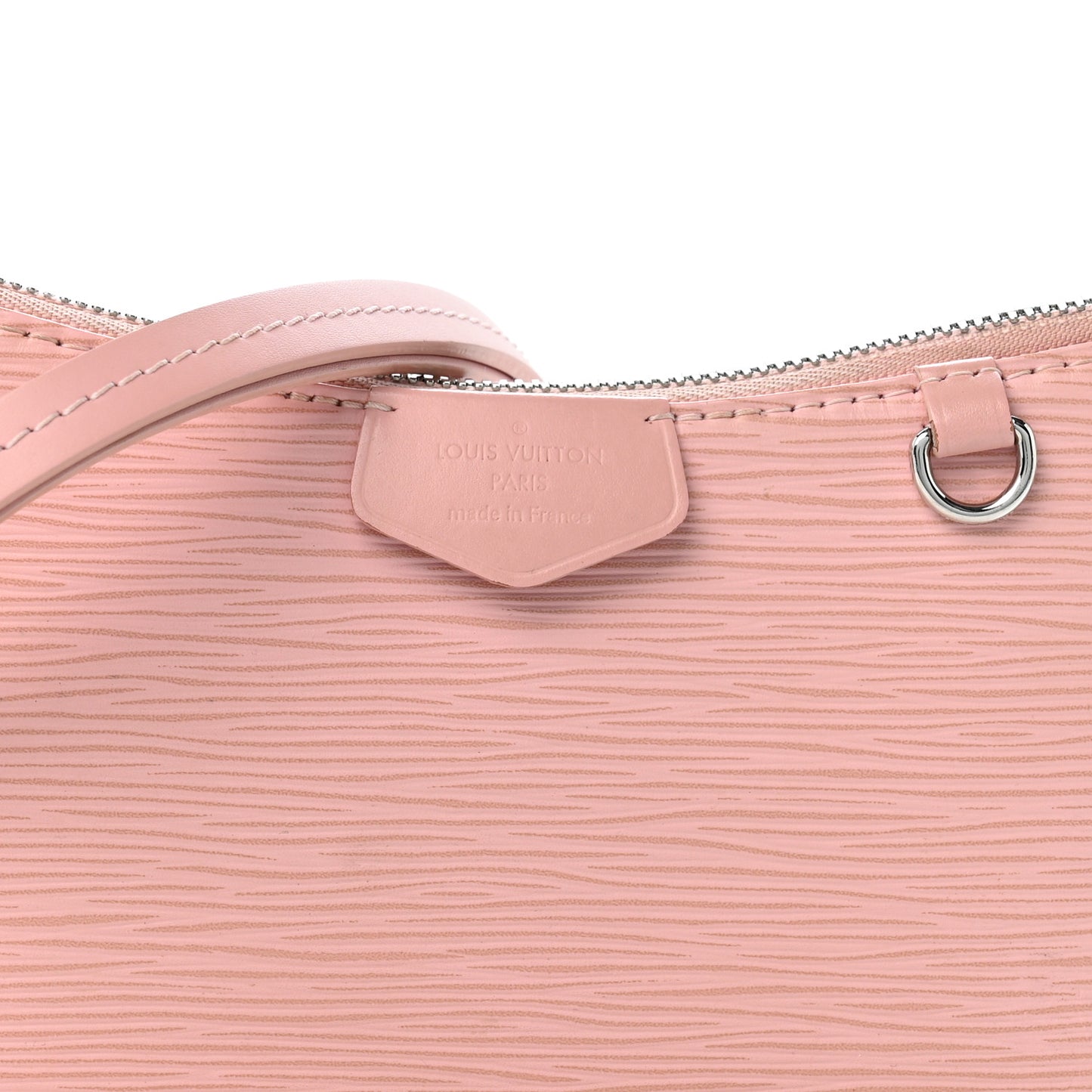Epi Easy Pouch On Strap Rose Ballerine
