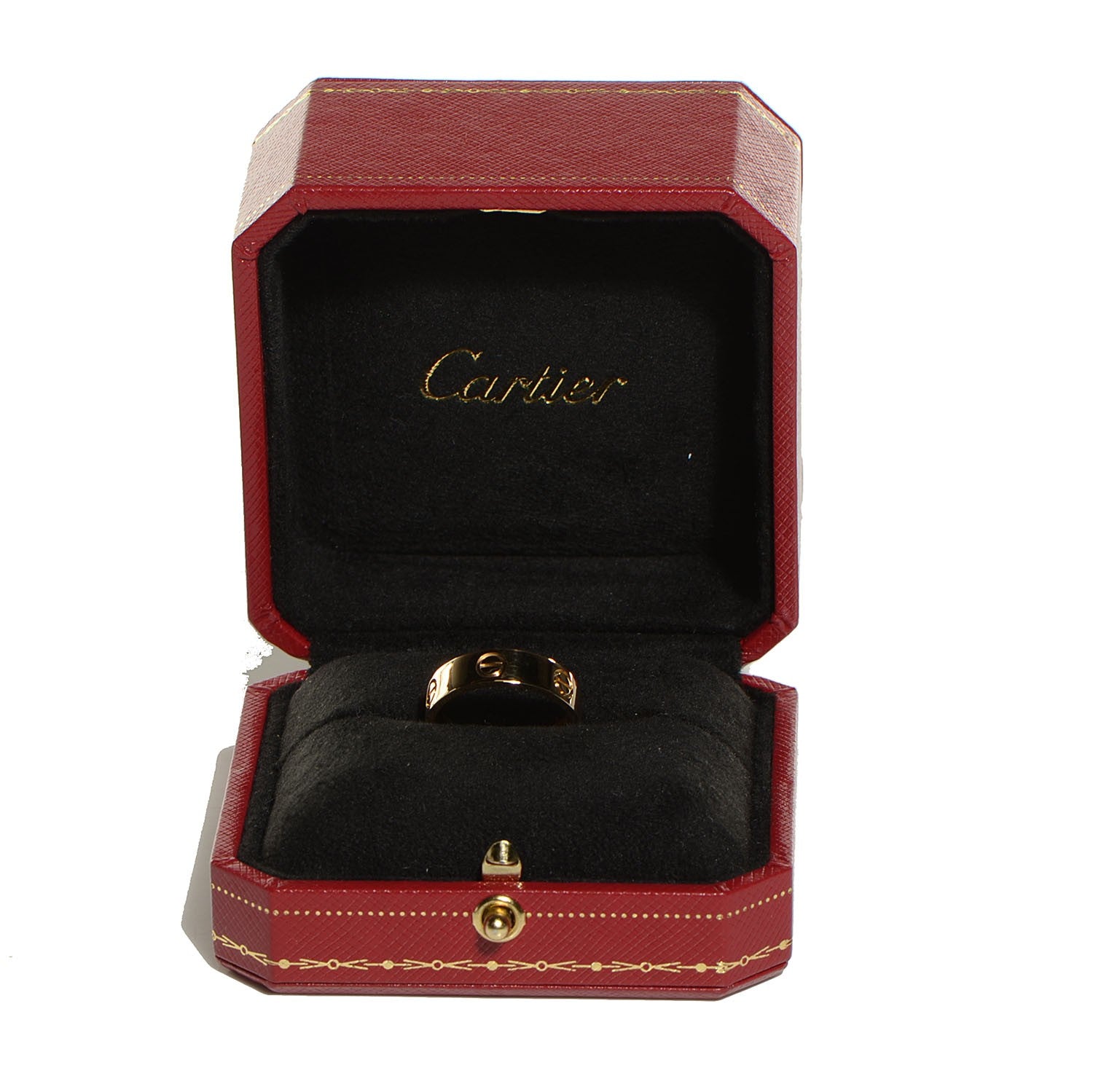 Cartier 18K Yellow Gold 5.5mm LOVE Ring 56 7.5 4 of 4