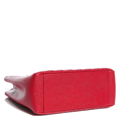 Chanel Caviar Grand Shopping Tote GST Red 4 of 7