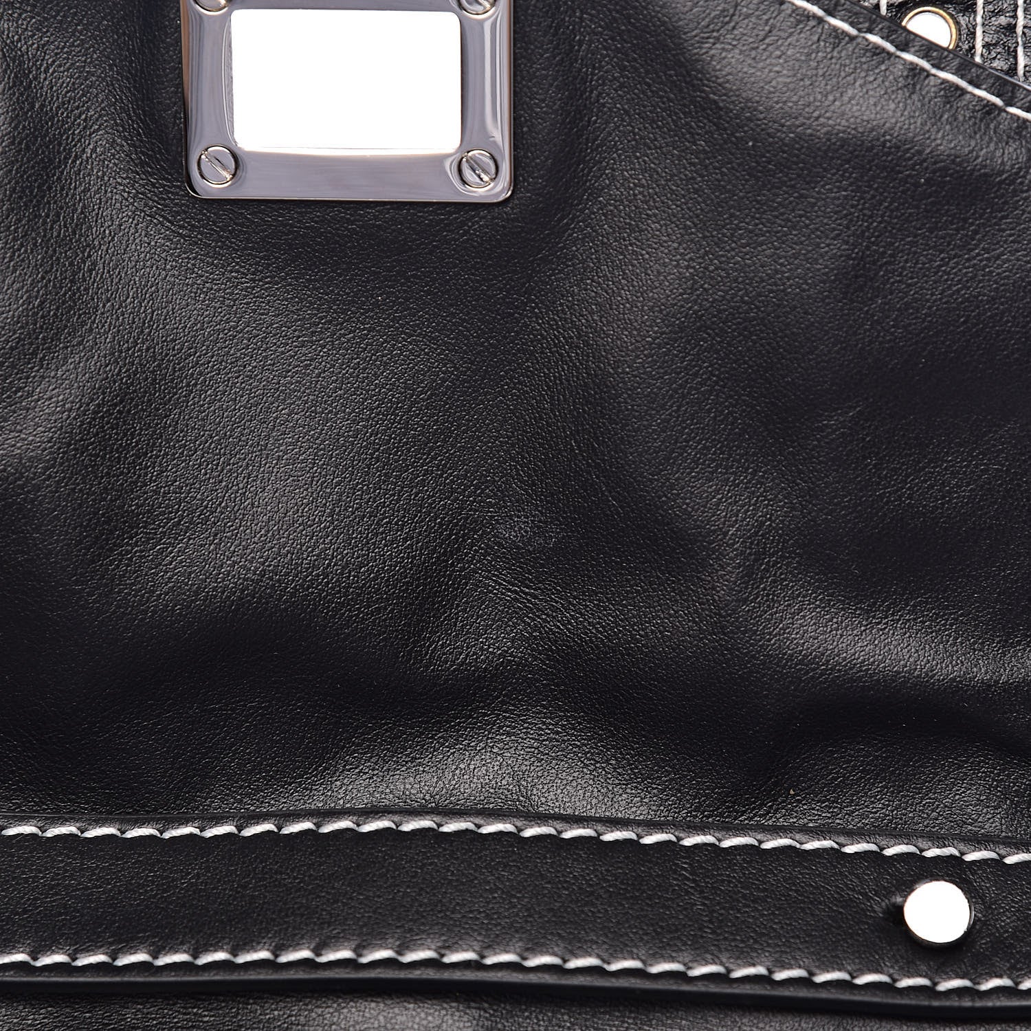 Proenza Schouler Lambskin PS1+ Mini Pouch Messenger Black 6 of 10