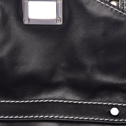 Proenza Schouler Lambskin PS1+ Mini Pouch Messenger Black 6 of 10