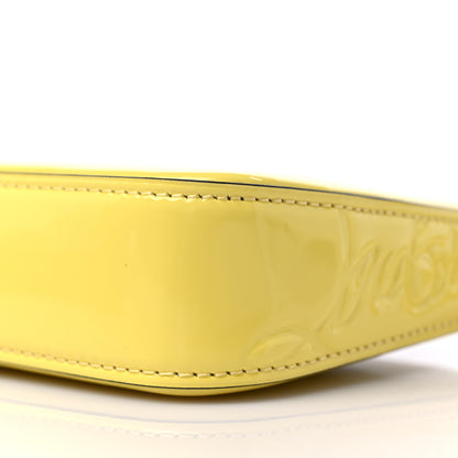 Christian Louboutin Patent Loubila Chain Clutch Yellow 8 of 9