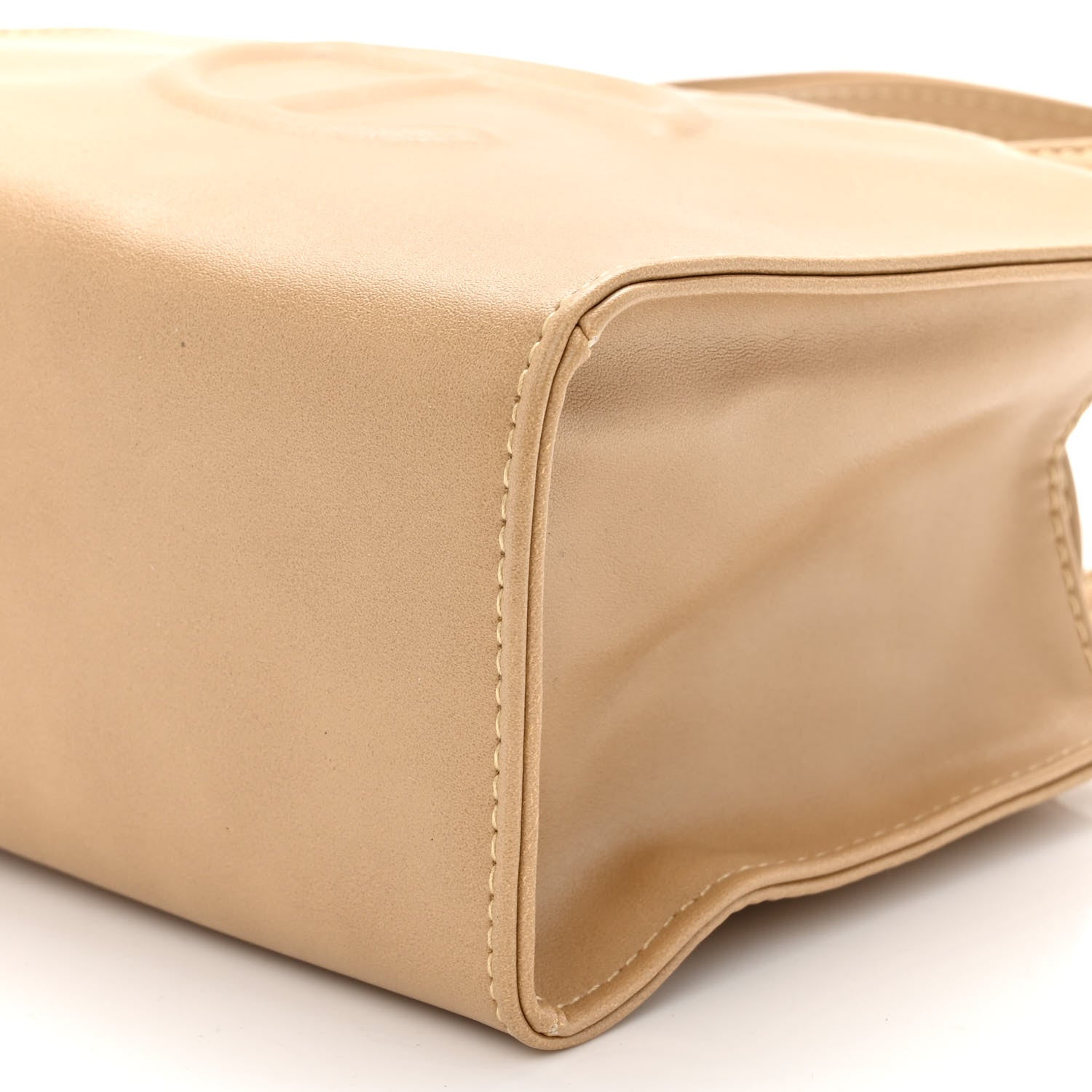 Telfar Vegan Leather Small Shopping Bag Cream 9 of 9