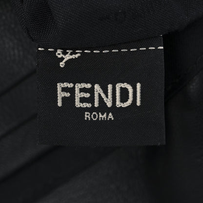 Fendi Nappa FF 1974 Embossed Mini Baguette Black 6 of 9