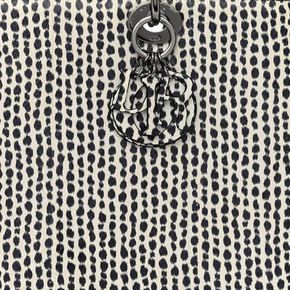 Christian Dior Snakeskin Large Lady Dior Black White 8 of 10