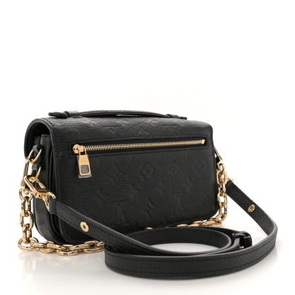Louis Vuitton Empreinte Pochette Metis East West Black 3 of 10