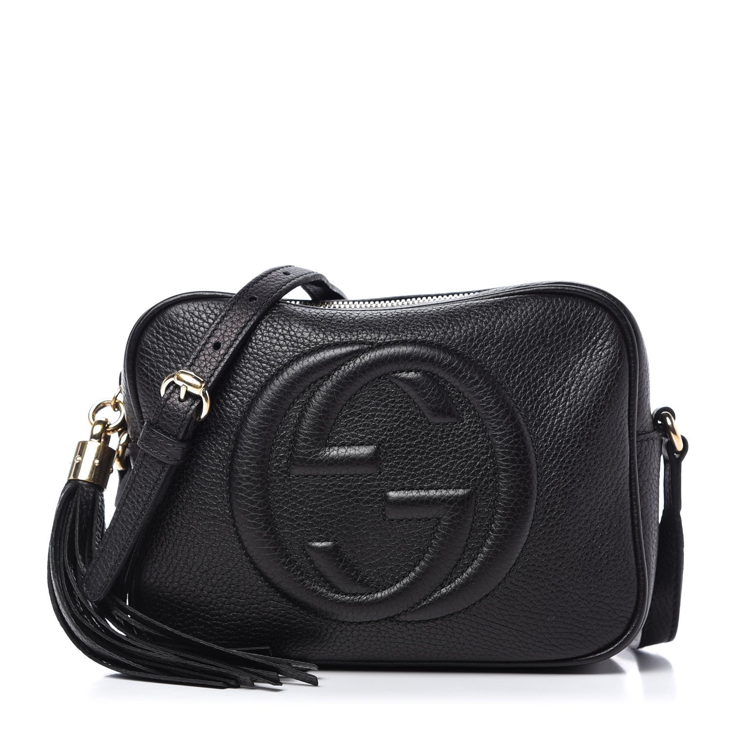 Gucci Pebbled Calfskin Small Soho Disco Bag Black 1 of 10