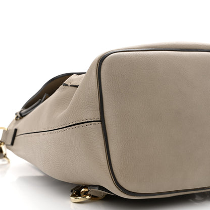 Chloe Suede Calfskin Medium Faye Backpack Motty Grey 9 of 10
