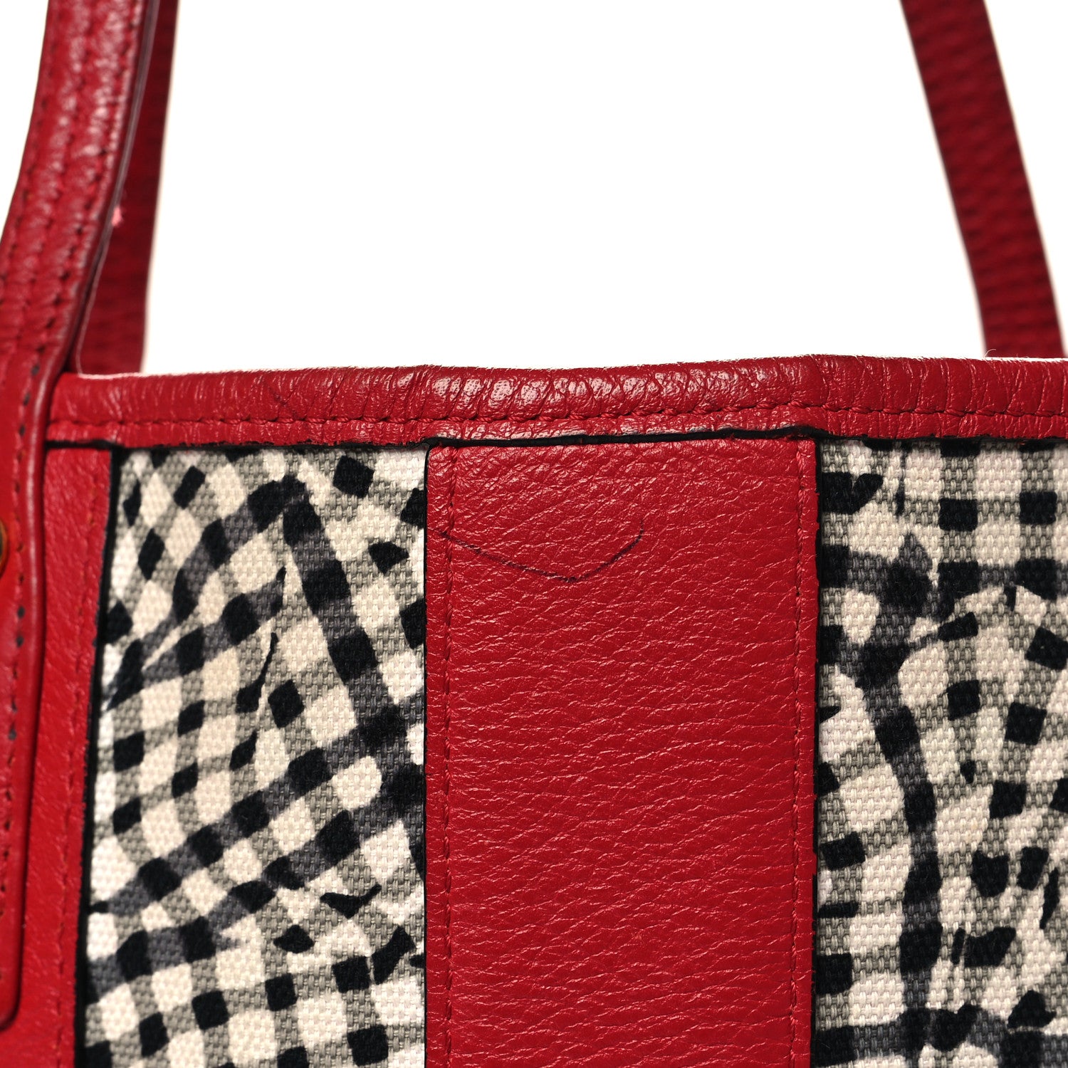 MCM Visetos Large Liz Reversible Shopper Tote Ruby Red 26 of 26