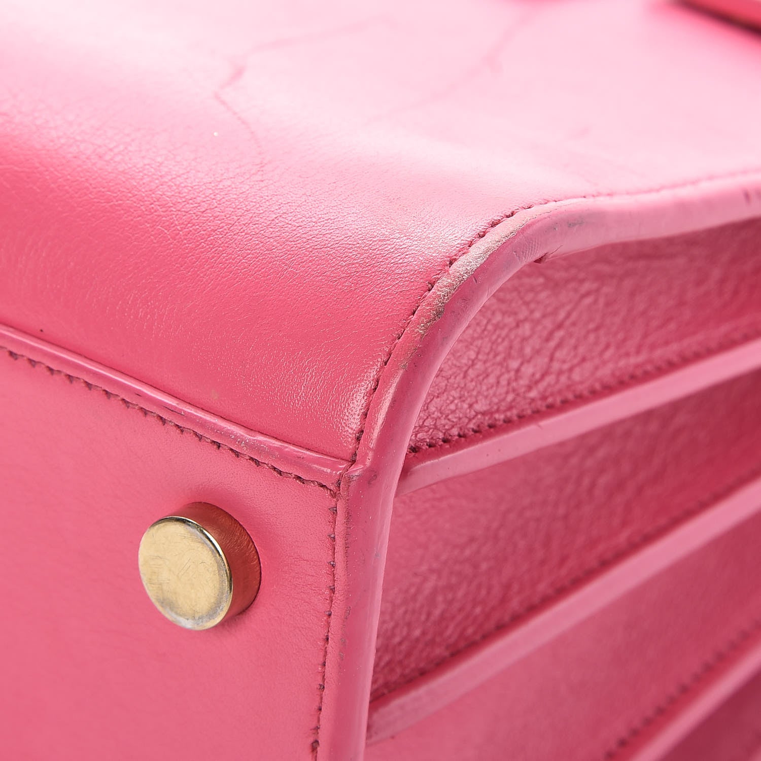 Saint Laurent Calfskin Nano Sac De Jour Lipstick Fuchsia 20 of 24