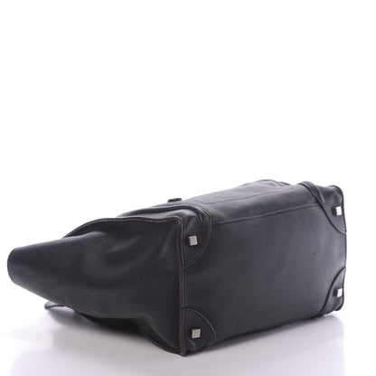 Celine Drummed Calfskin Mini Luggage Black 4 of 13