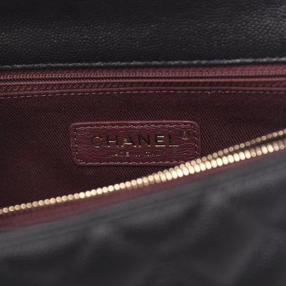 Chanel Caviar Quilted Small Coco Handle Flap Black 7 of 11